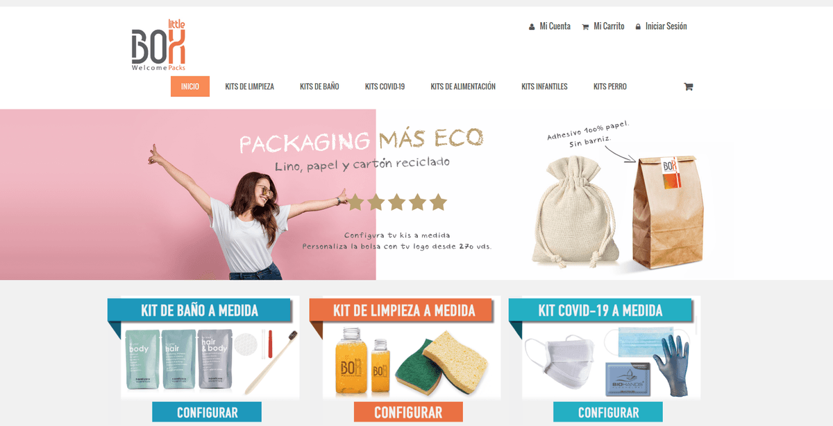 Ecommerce de productos para campings