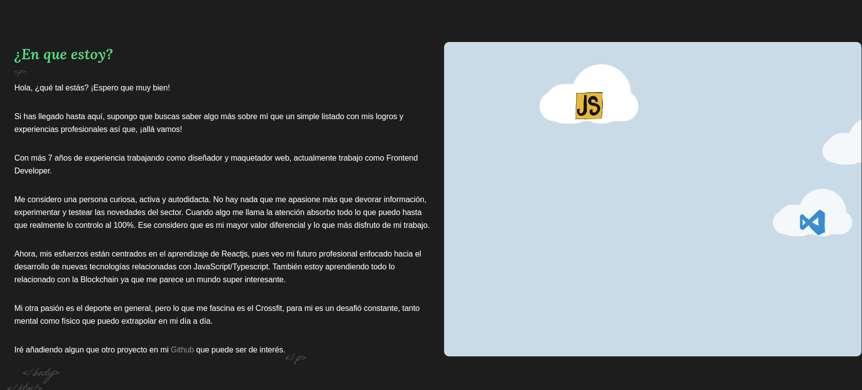 Web personal
